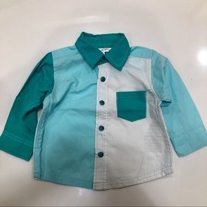 NWOT Color block Shirt for Baby Boys